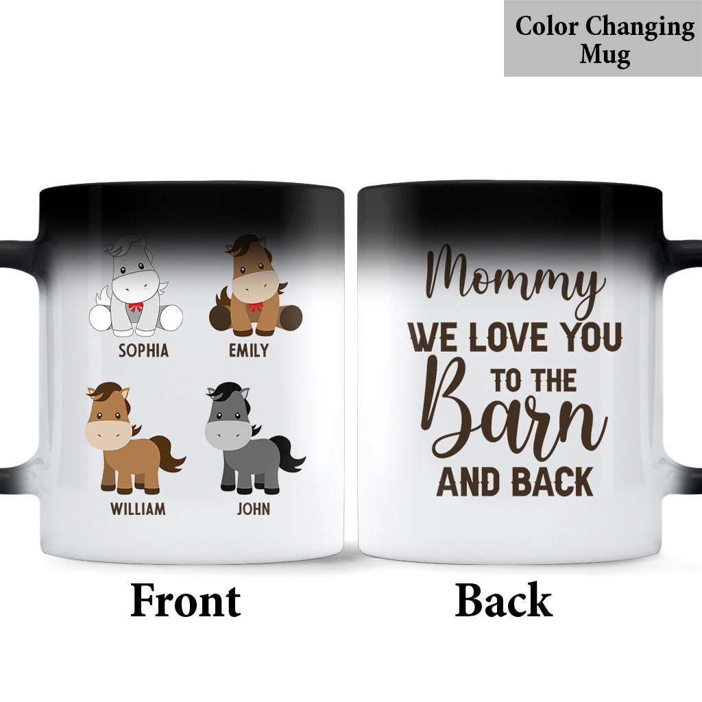 Daddy's Little Ponies - Horse gift for dad,grandpa, husband, him - Personalized Mug