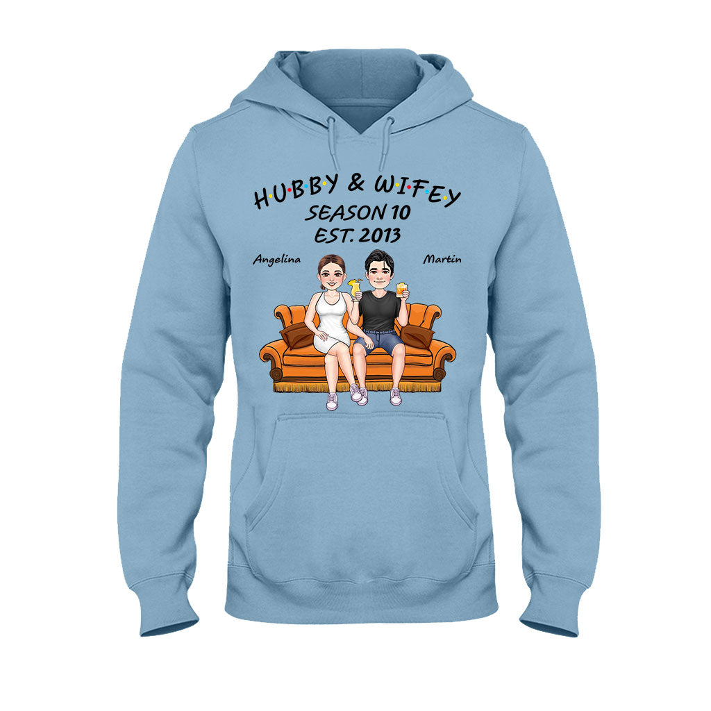 Hubby And Wifey - Personalized Husband And Wife T-shirt And Hoodie