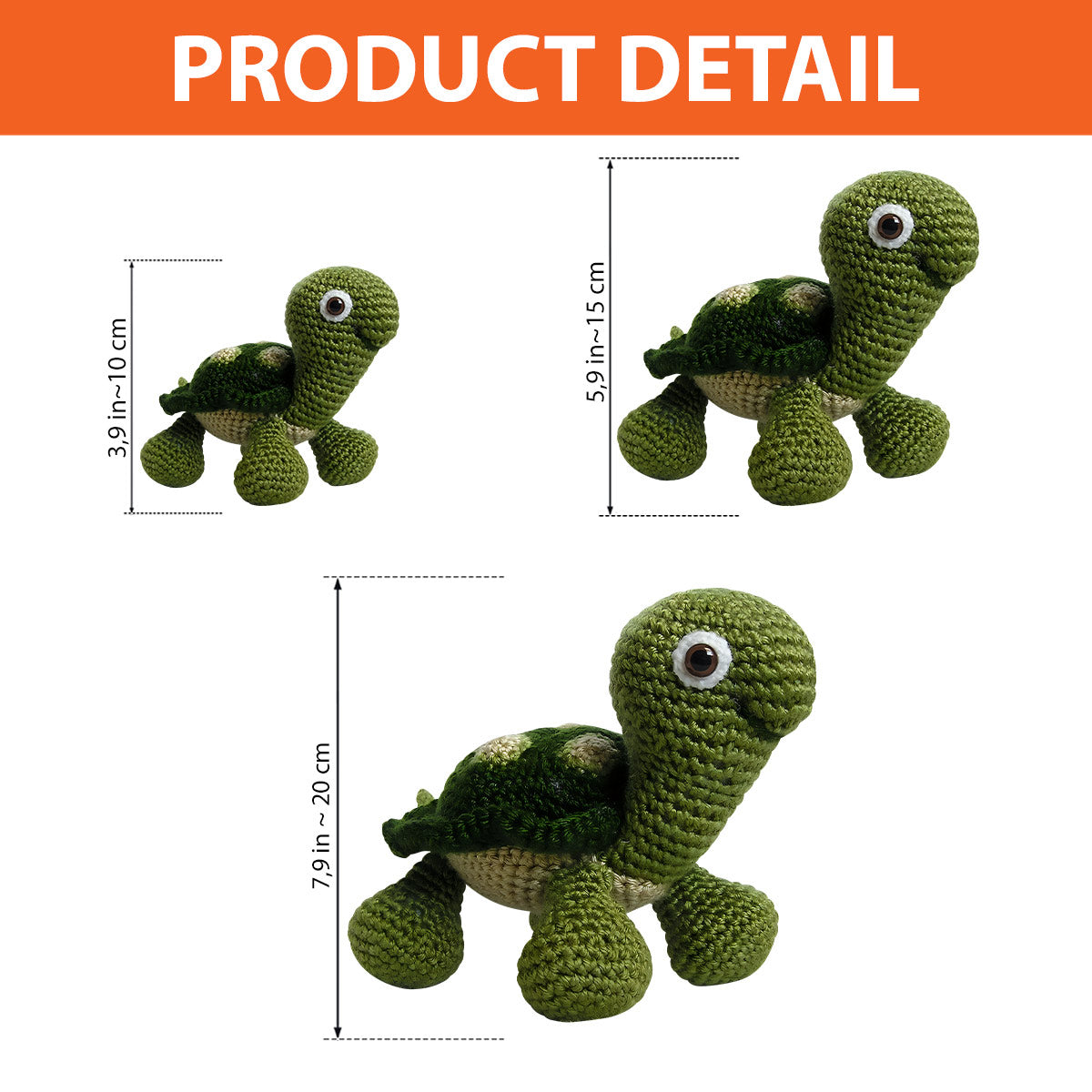 Baby Turtle - Turtle Hand Knitted Doll
