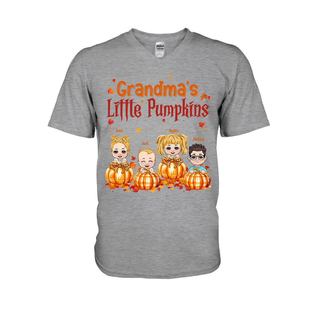 Les petites citrouilles de grand-mère - T-shirt et sweat à capuche personnalisés pour grand-mère