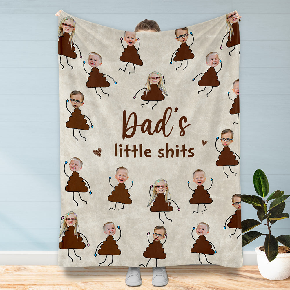 Grandma's Little Cuties - Gift for grandma, mom, dad, grandpa - Personalized Blanket