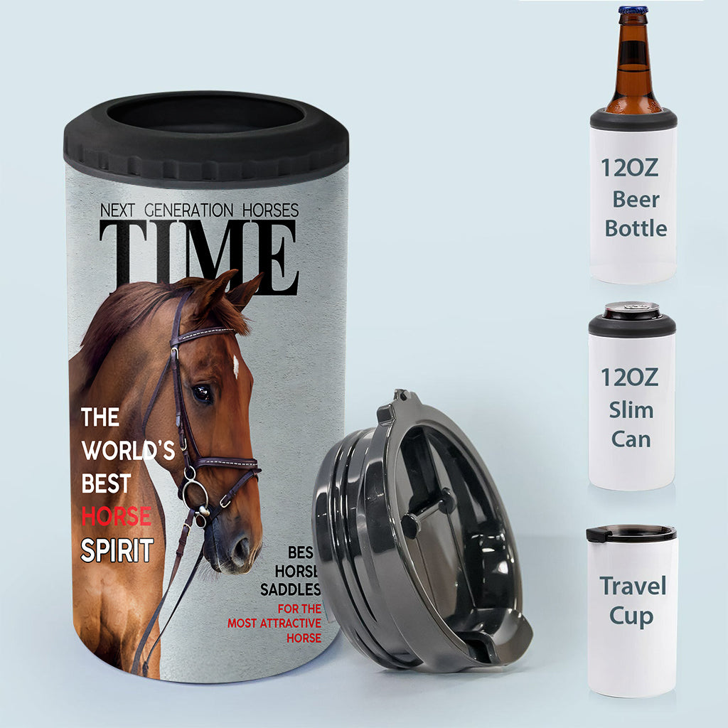 Couvertures de magazines - Refroidisseur de canettes personnalisé pour chevaux