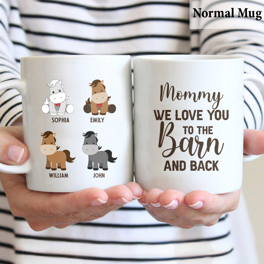 Daddy's Little Ponies - Horse gift for dad,grandpa, husband, him - Personalized Mug