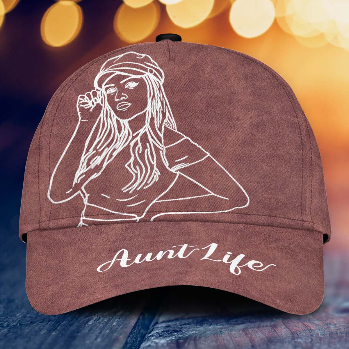 Tante-Leben – Geschenk für Tante – Personalisierte klassische Kappe