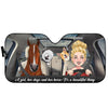 What A Beautiful Thing - Personalized Horse Car Sunshade