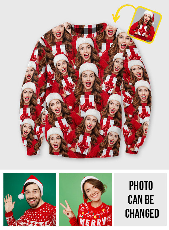 Joyeux Noël - Pull de Noël moche personnalisé
