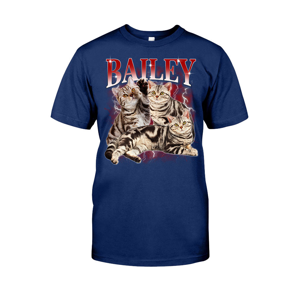 T-shirt et sweat à capuche personnalisés style rap bootleg - Cadeau idéal pour les amoureux des chiens et des chats - T-shirt et sweat à capuche personnalisés