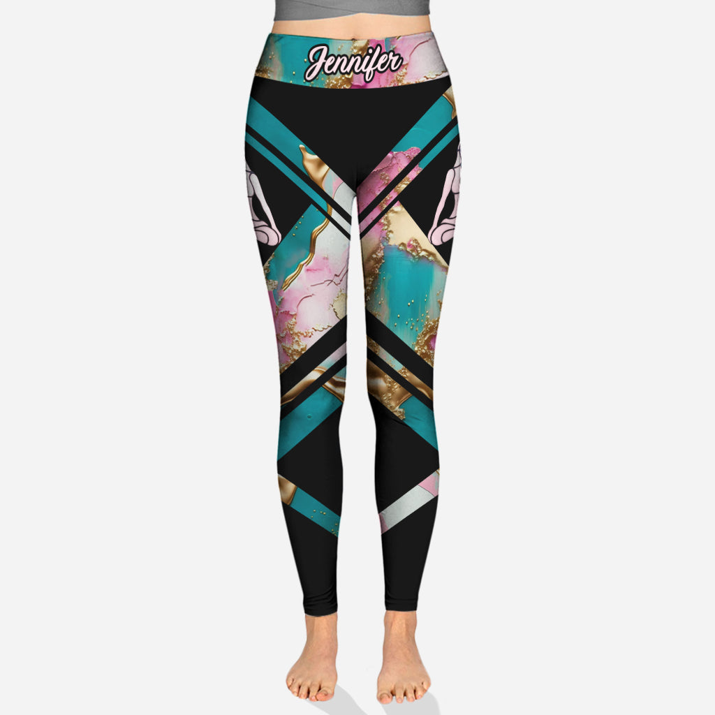 Leggings de yoga personnalisés pour la méditation des 7 chakras
