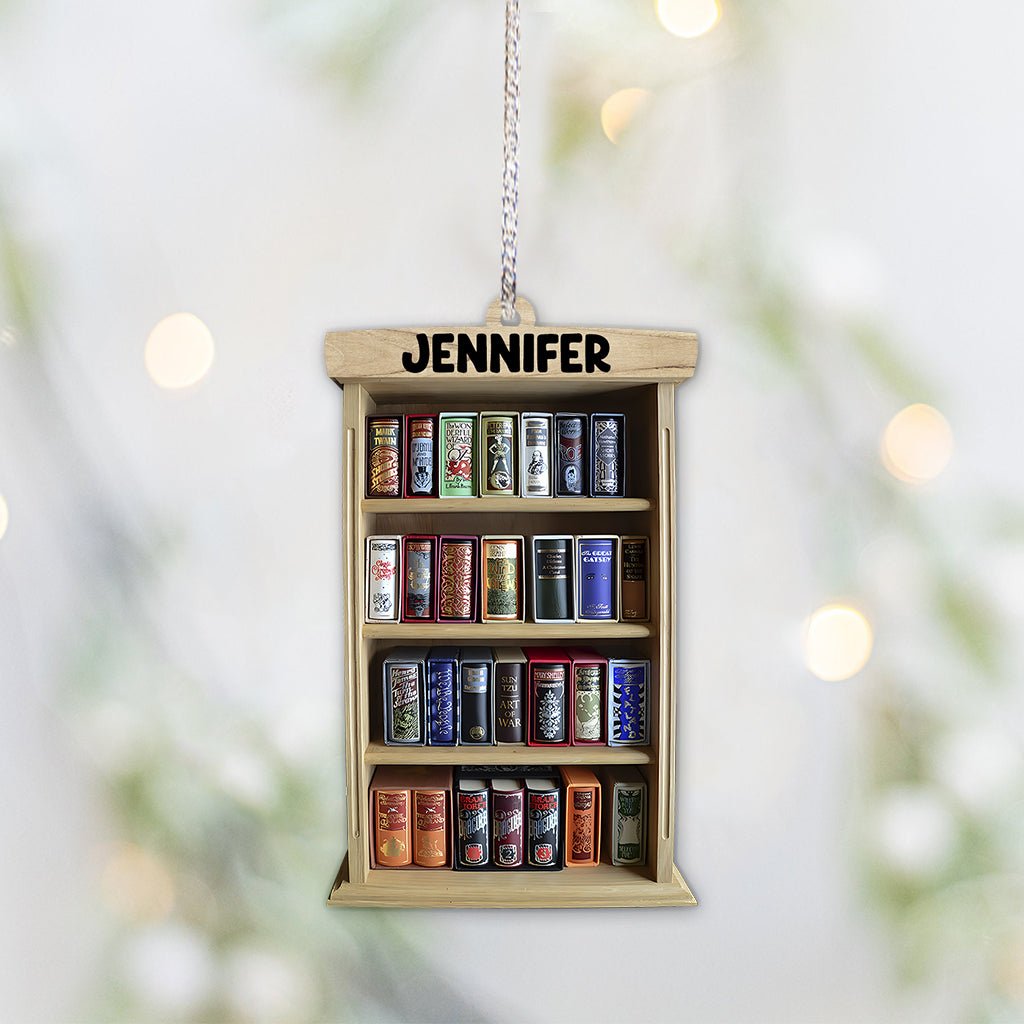 Love Books - Personalized Book Ornament