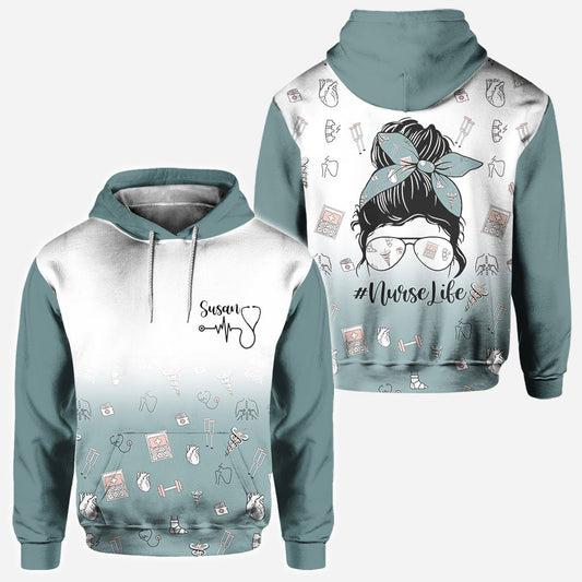 Nurse Jacket - Personalized Nurse All Over Shirt
