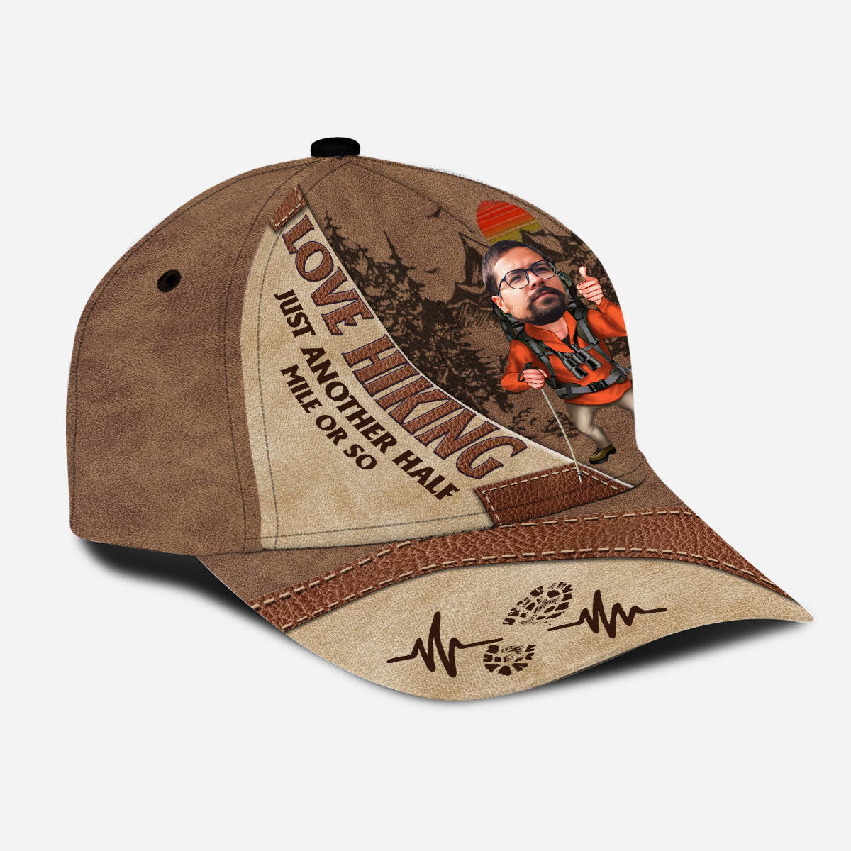 Encore un demi-kilomètre environ - Casquette de randonnée classique personnalisée