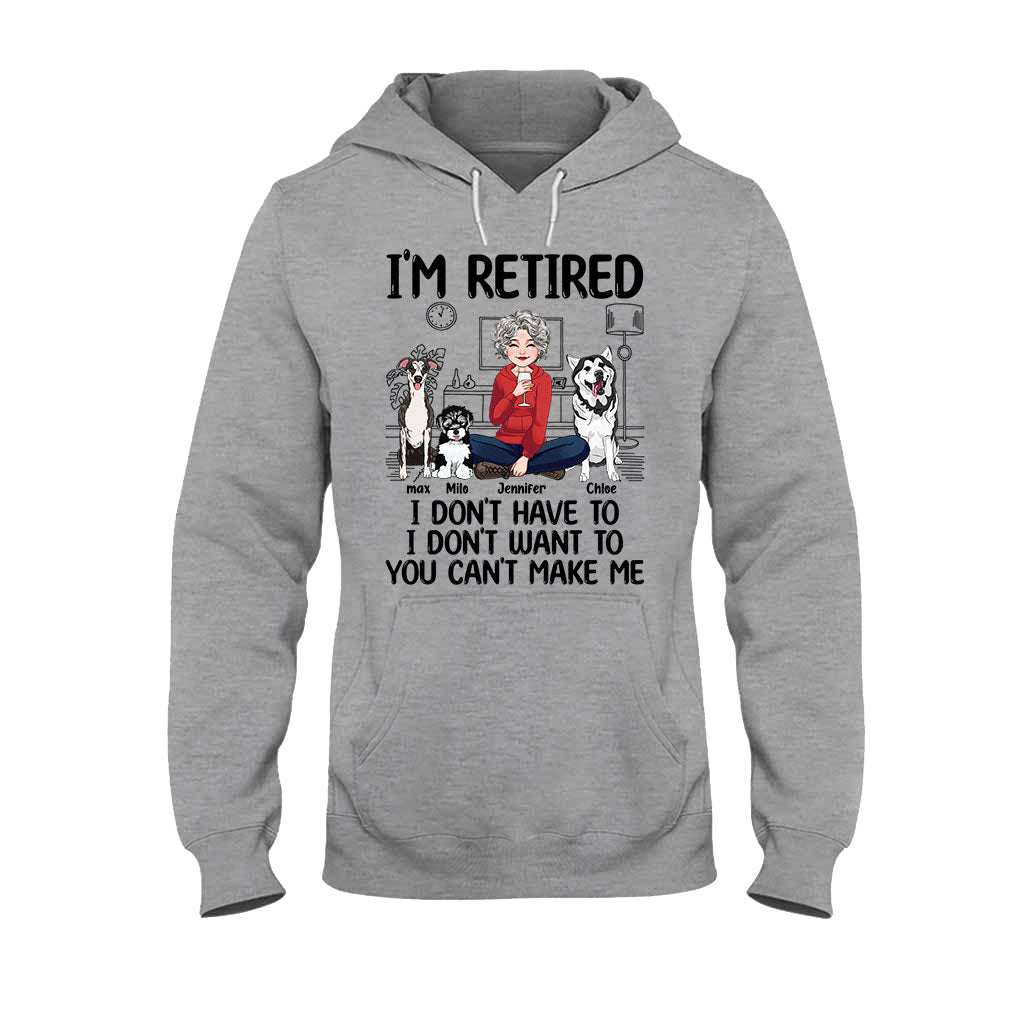 Ich bin im Ruhestand – Personalisiertes Rentner-T-Shirt & Hoodie