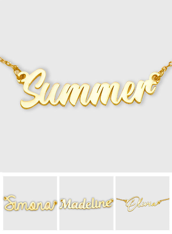 Collier personnalisé avec le prénom de votre fille