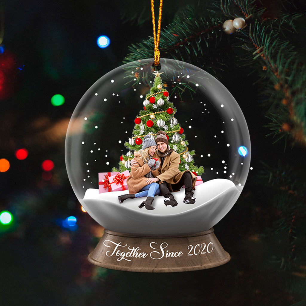 Together Since - Personalized Couple Transparent Ornament