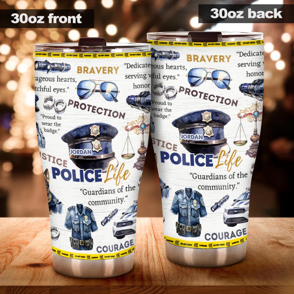 Policier - Gobelet personnalisé pour policier