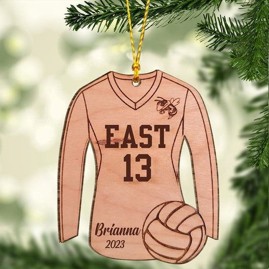 Love Volleyball - Personalized Volleyball Ornament