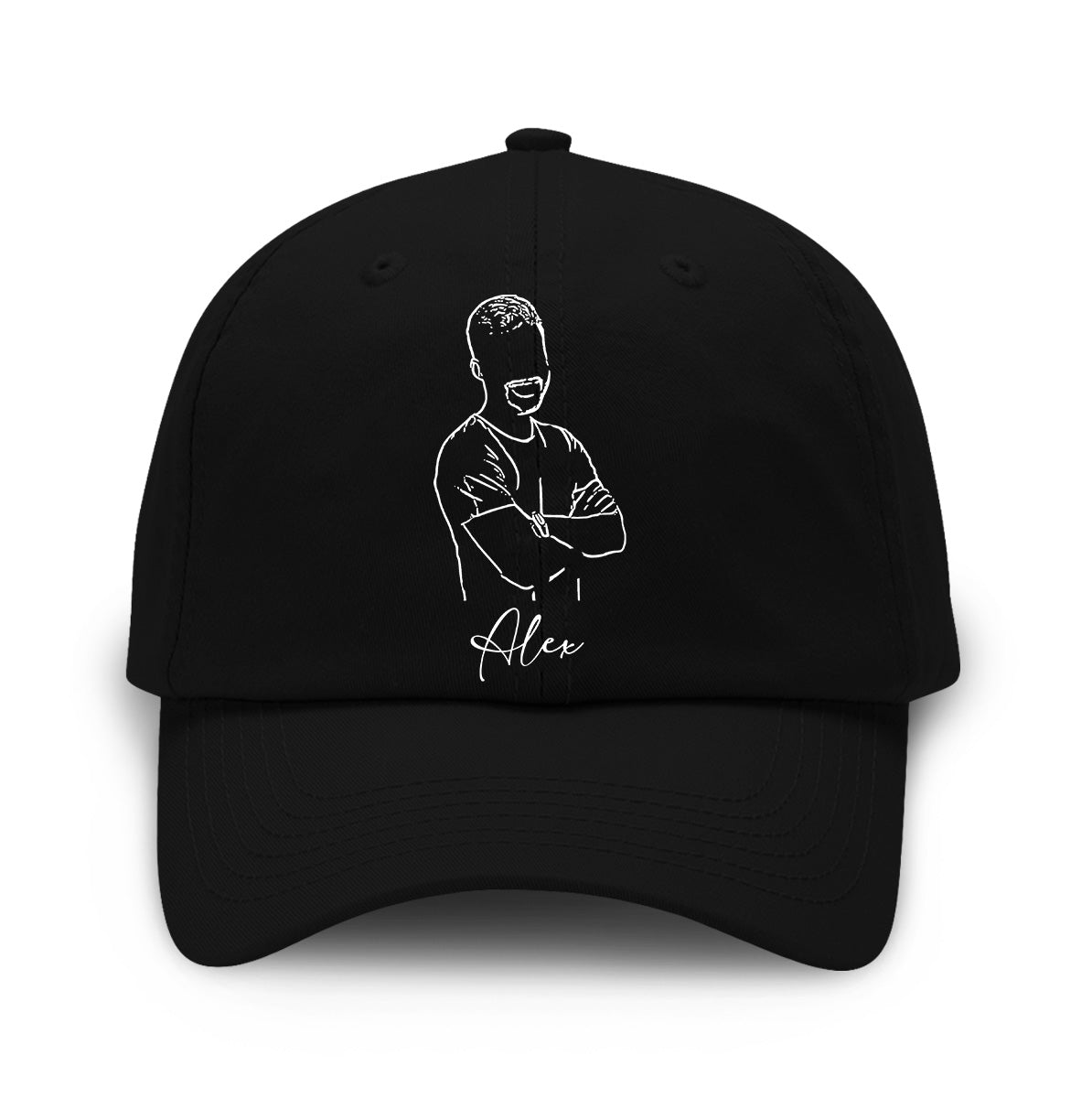 Casquette classique brodée personnalisée avec photo - Oncle