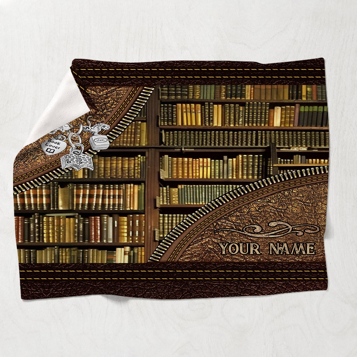 Couverture personnalisée pour bibliothécaire - Bibliothèque