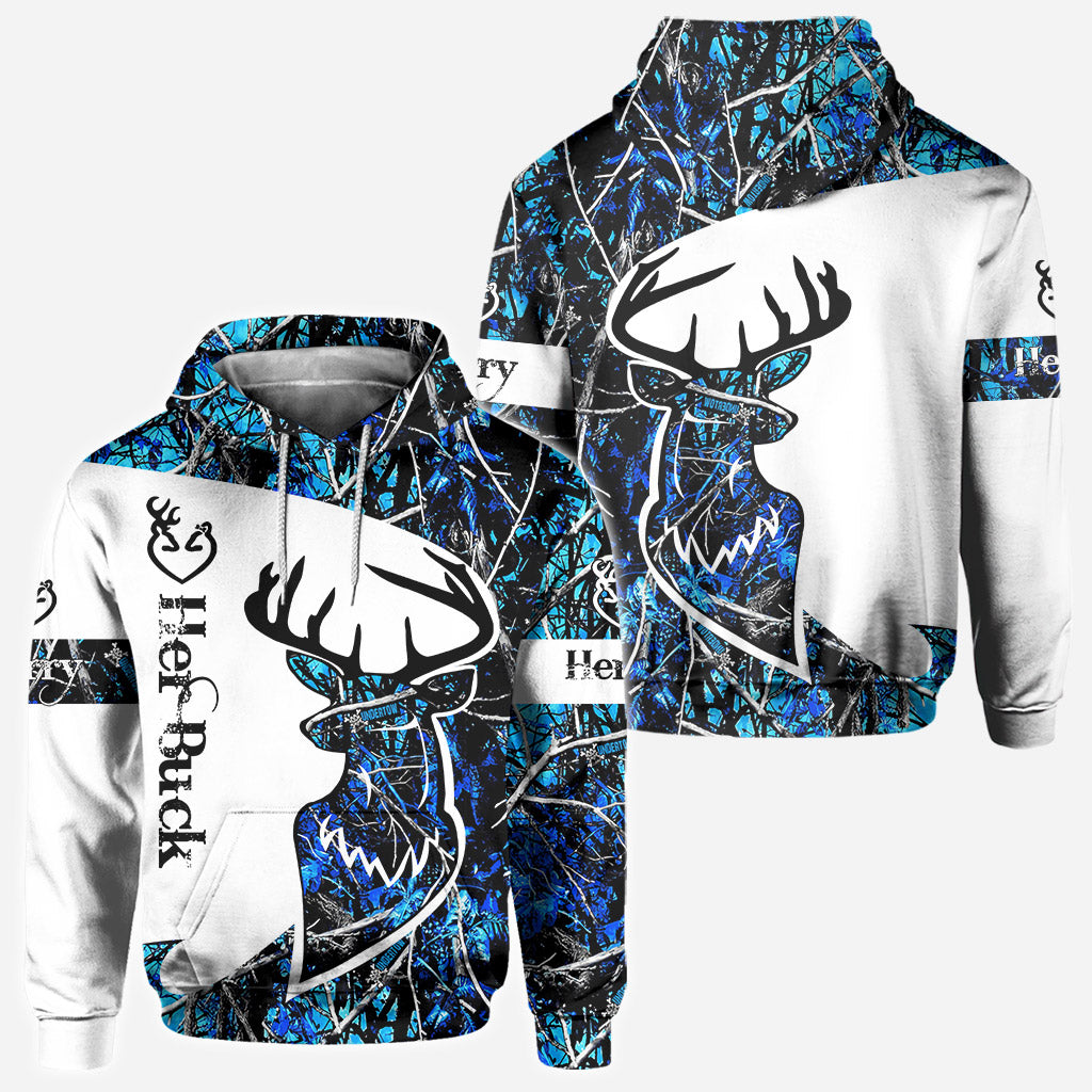 His Buck Her Doe - Personalized Hunting All Over Shirt
