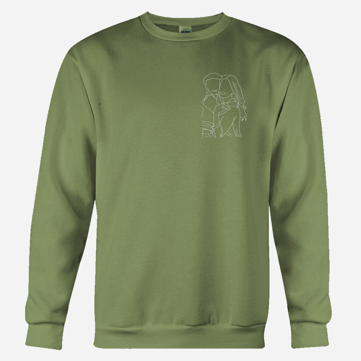 Pull brodé personnalisé pour enfant - Motifs au trait personnalisés