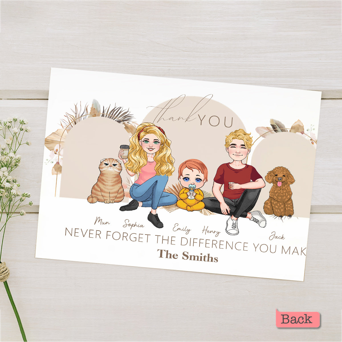 Thank You - Personalized QR Greeting Card