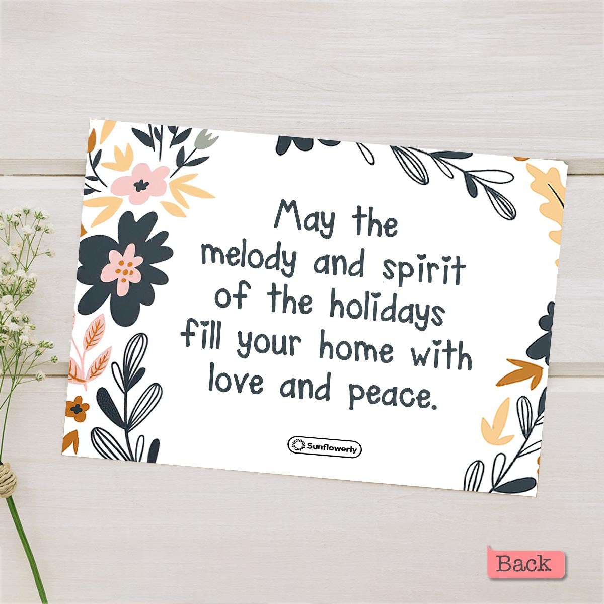 I Love You / Thank you - Personalized Greeting Card