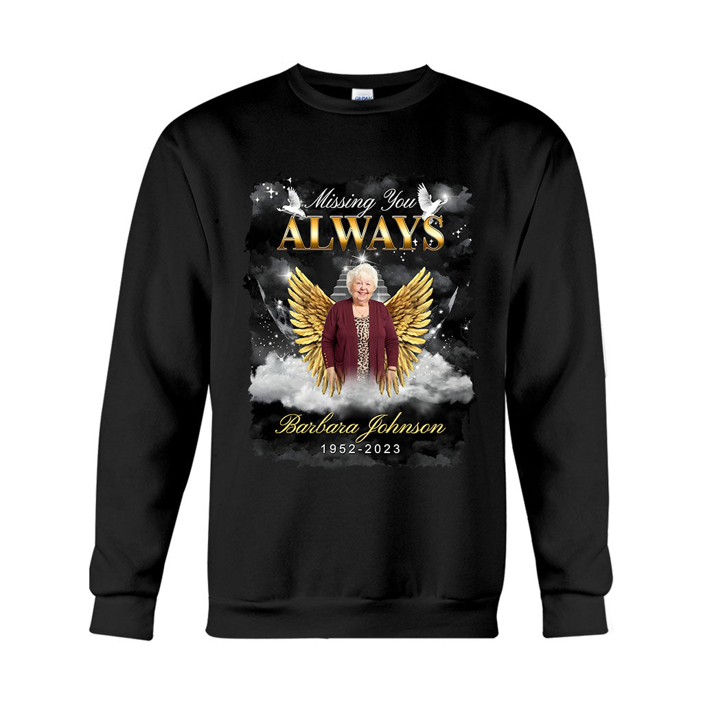 Always In My Heart - Personalized Memorial T-shirt And Hoodie