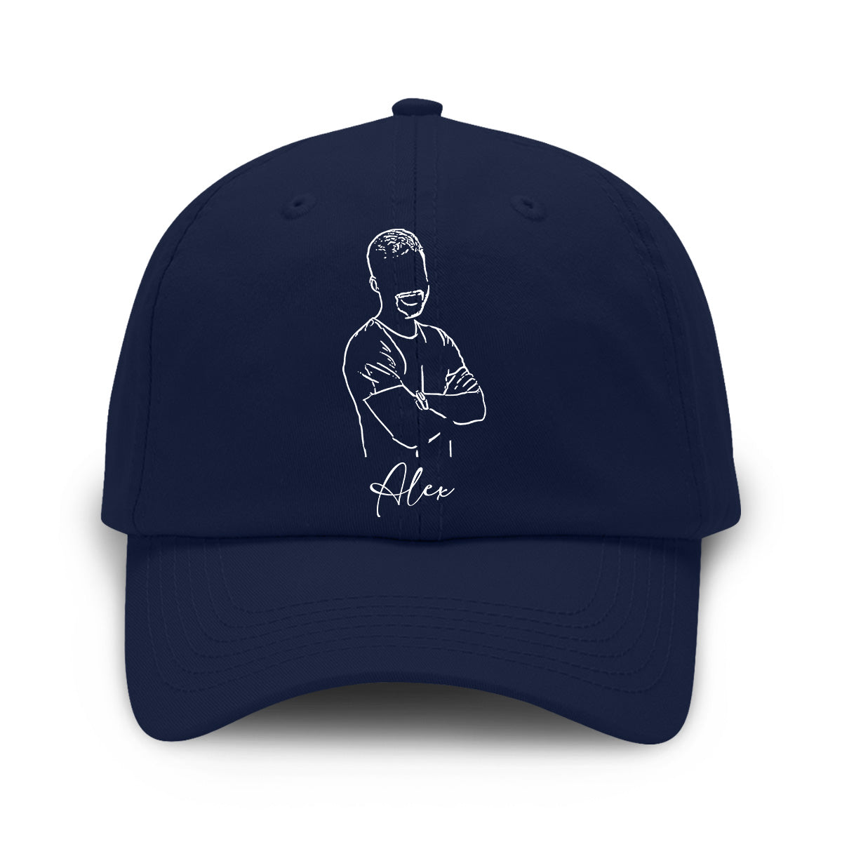 Custom Photo - Personalized Son Embroidered Classic Cap