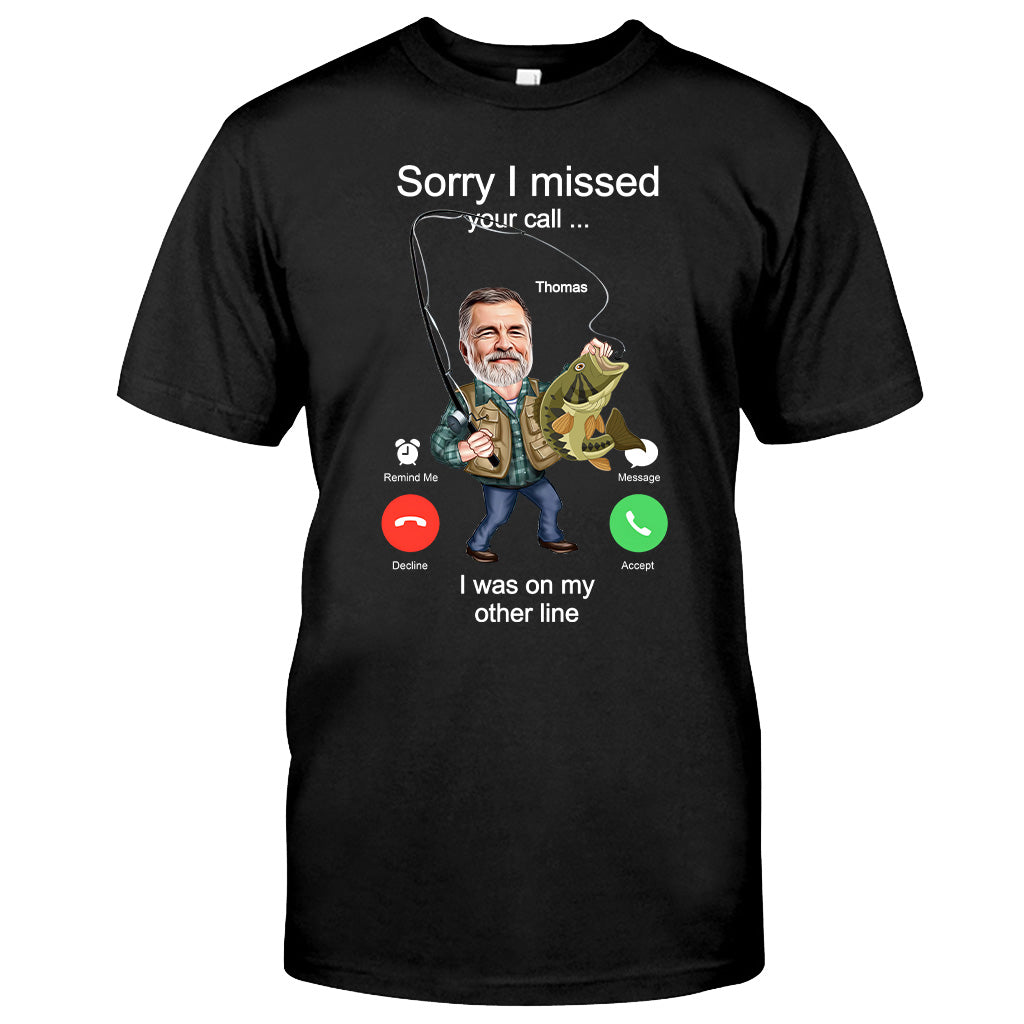 Photo Inserted Funny Fishing Keeping It Reel - Personalized Fishing T-shirt And Hoodie