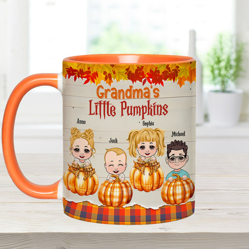 Les petites citrouilles de grand-mère - Mug personnalisé pour grand-mère