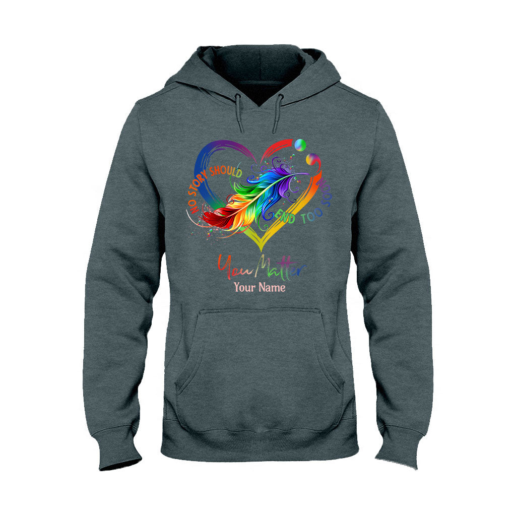 Votre vie compte - T-shirt et sweat à capuche personnalisés pour la prévention du suicide