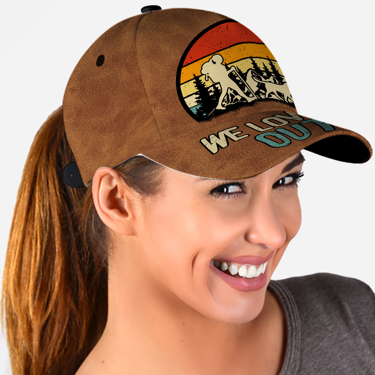 J'adore faire pipi dehors - Casquette de randonnée classique personnalisée