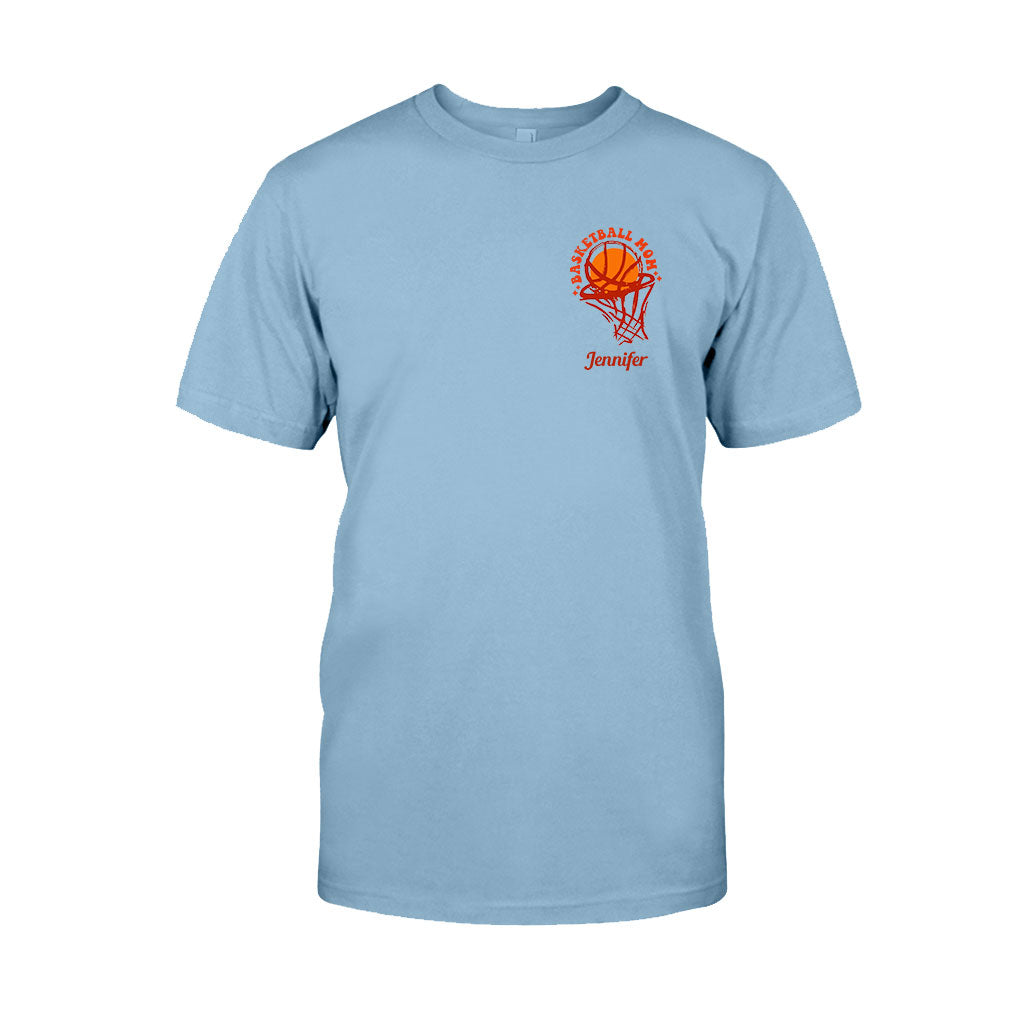 Basketball-Mama – Personalisiertes Basketball-T-Shirt und Hoodie