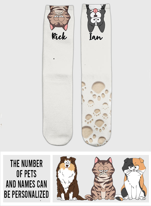 Katzen- und Hundesocken für Tierliebhaber – personalisierte Hundesocken
