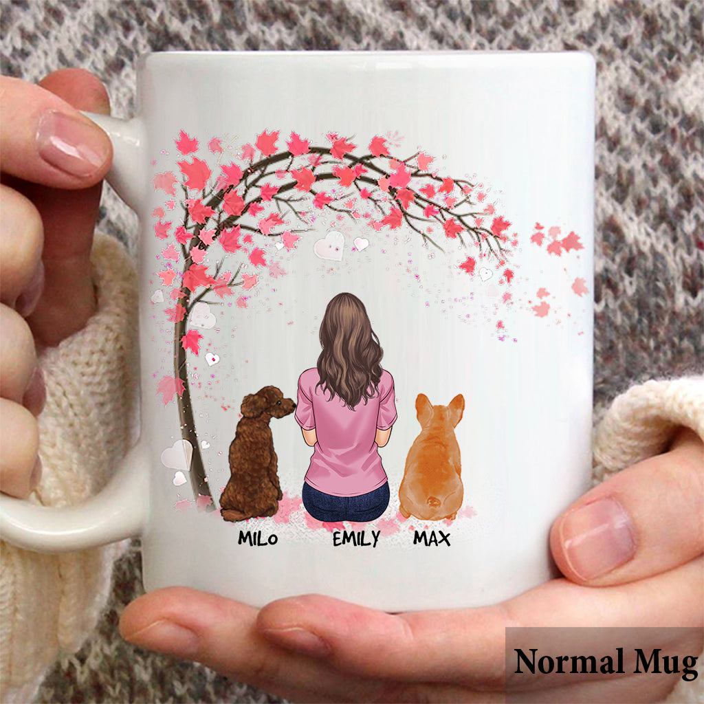 Alles Gute zum Muttertag an die beste Mama – Geschenk für Hundebesitzer – Personalisierte Tasse