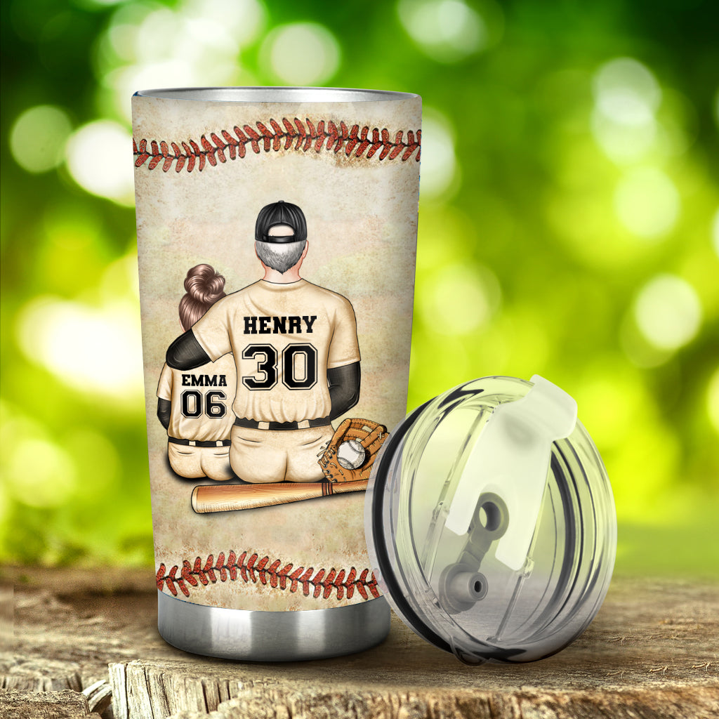 I Want You To Believe Deep In Your Heart - Baseball gift for son, daughter, granddaughter, grandson - Personalized Tumbler