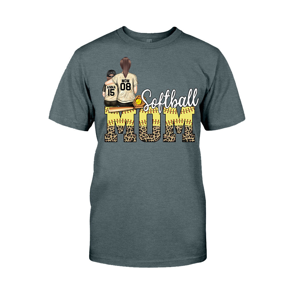 Softball Mom - Softball gift for mom - Personalized T-shirt And Hoodie