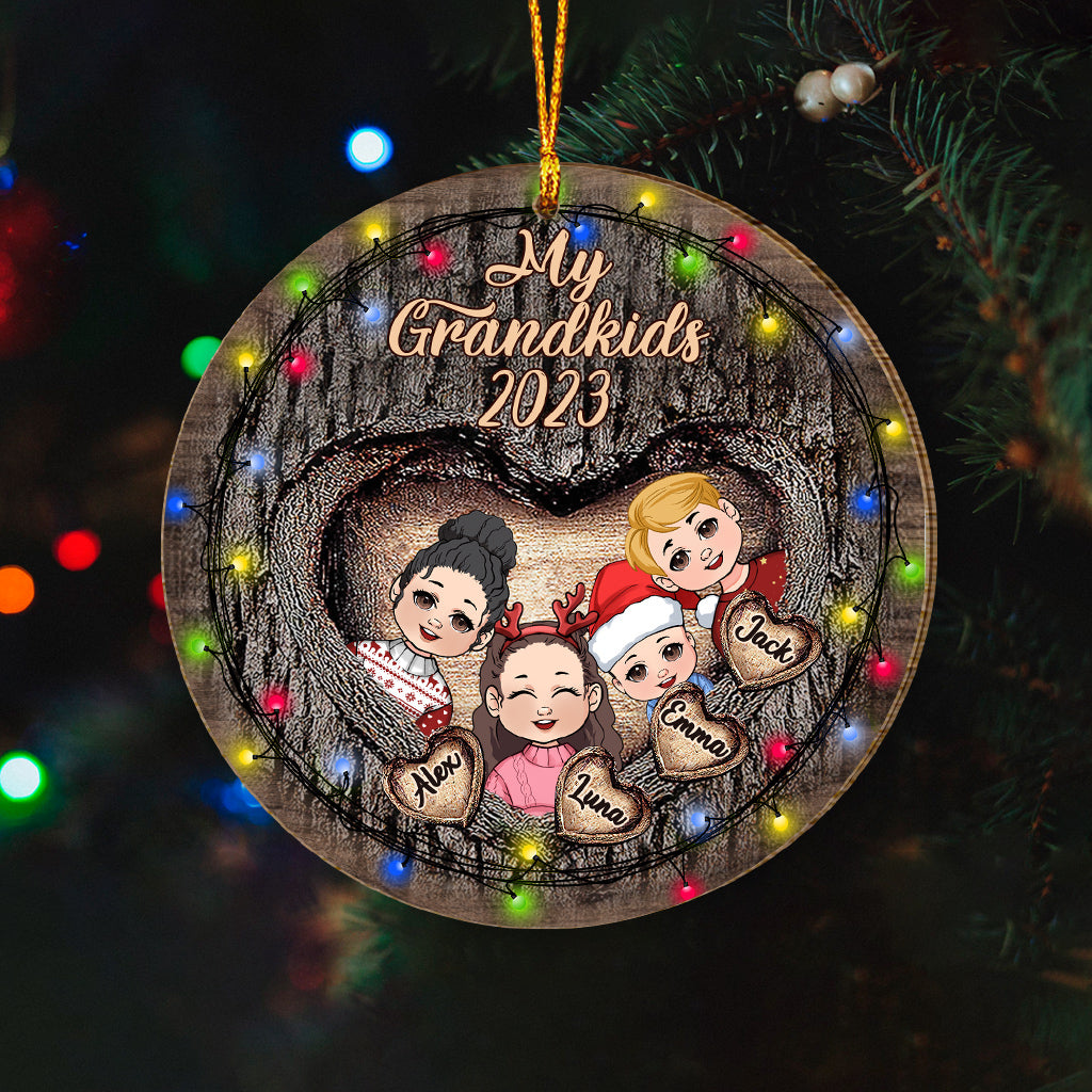 My Grandkids - Personalized Grandma Ornament