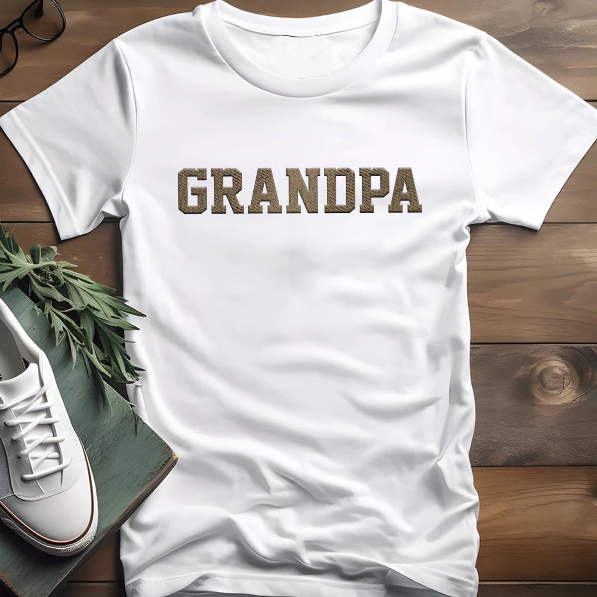 Personalisiertes T-Shirt mit Namensaufdruck für Opa