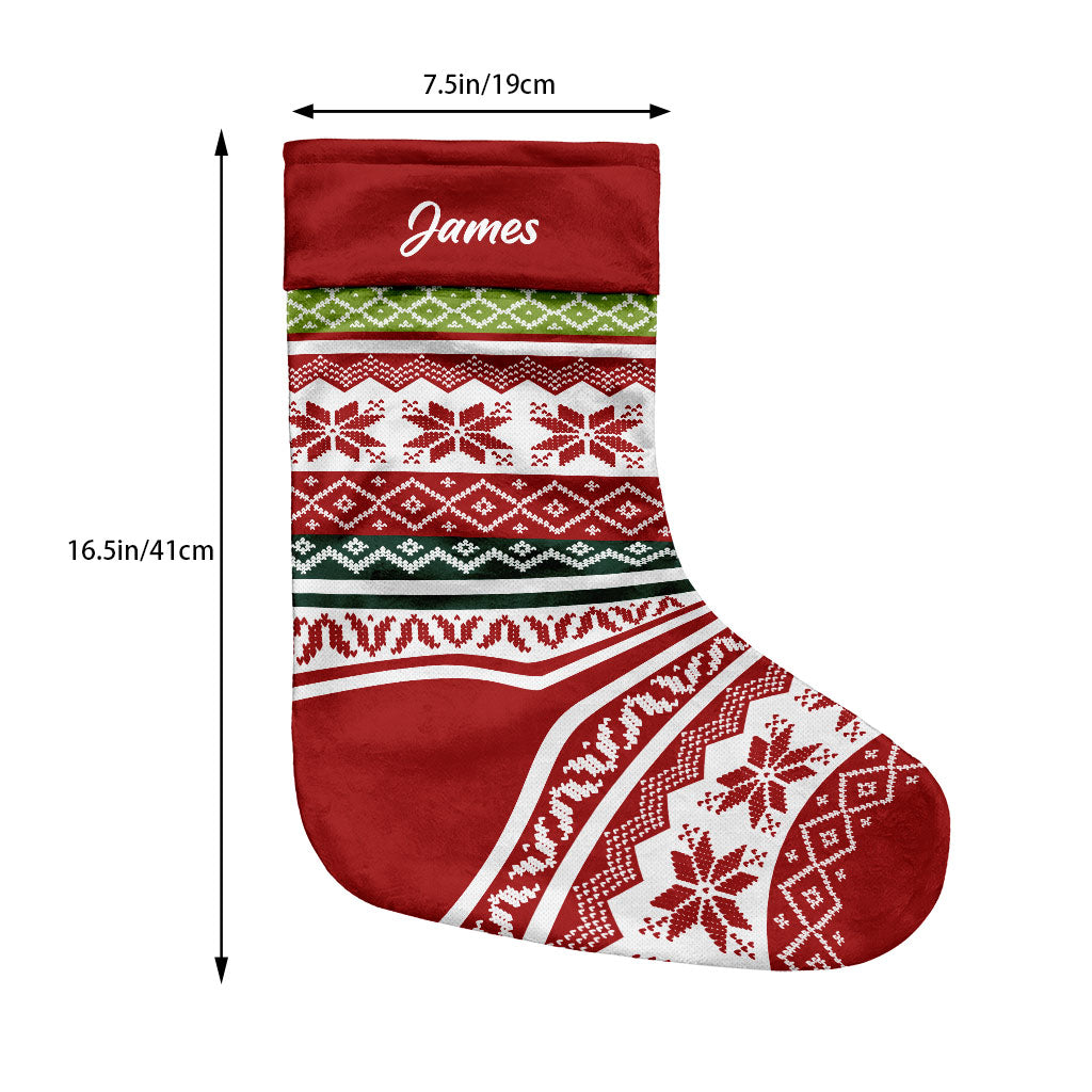 Frohe Weihnachten – Personalisierte Weihnachtsstrümpfe für die Familie