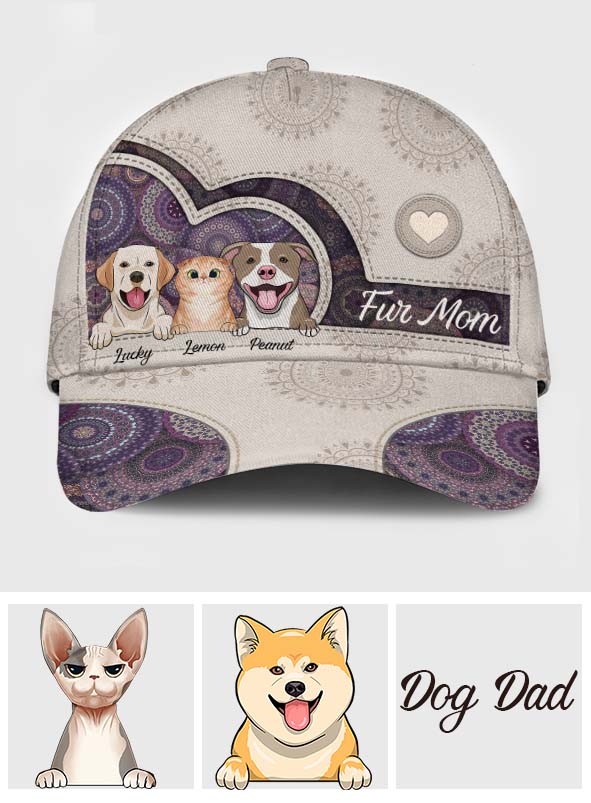 Hund/Katze/Fellmama/Fellpapa – Personalisierte klassische Hundekappe