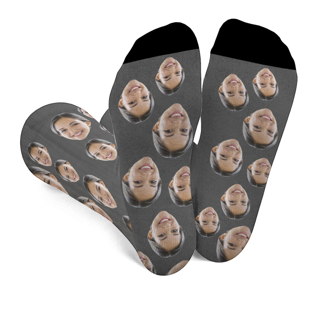 Individuell gestaltete Socken für Tanten