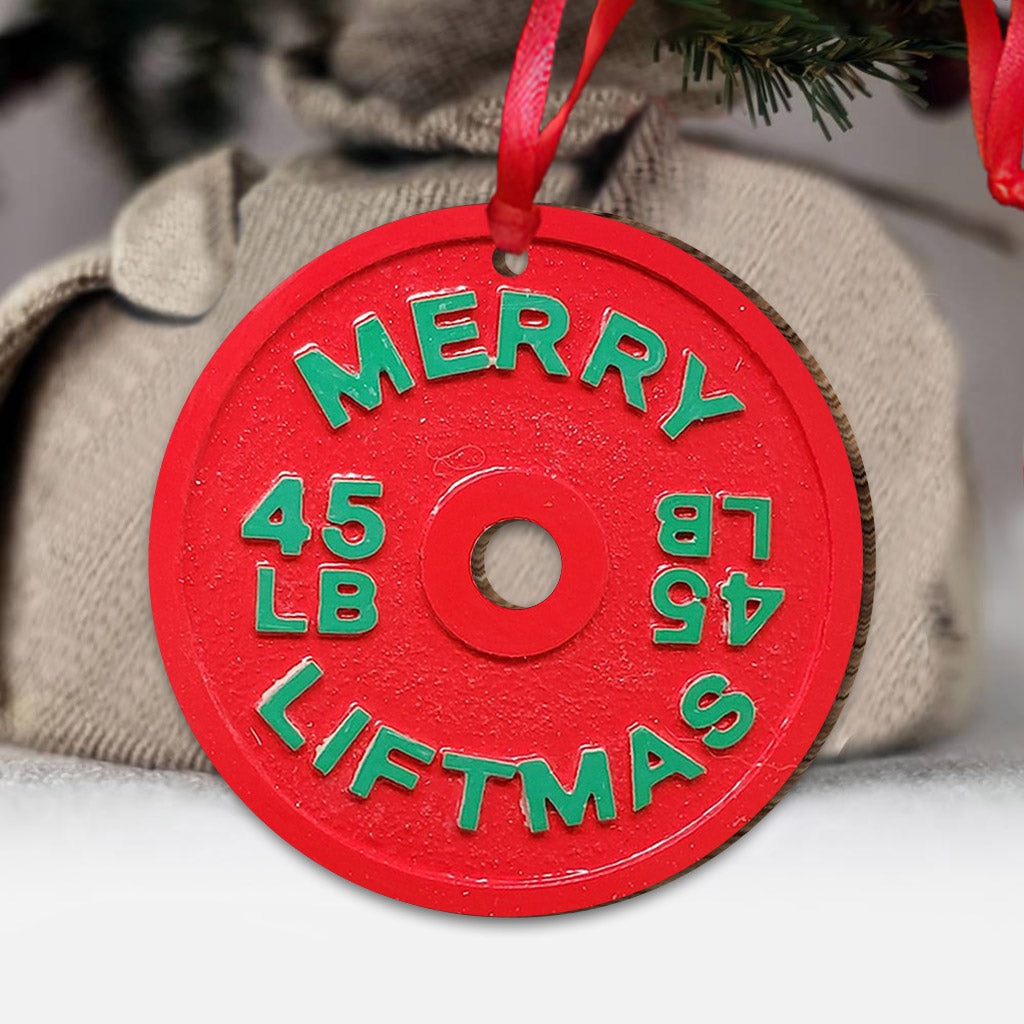 Joyeux Liftmas - Ornement de fitness personnalisé