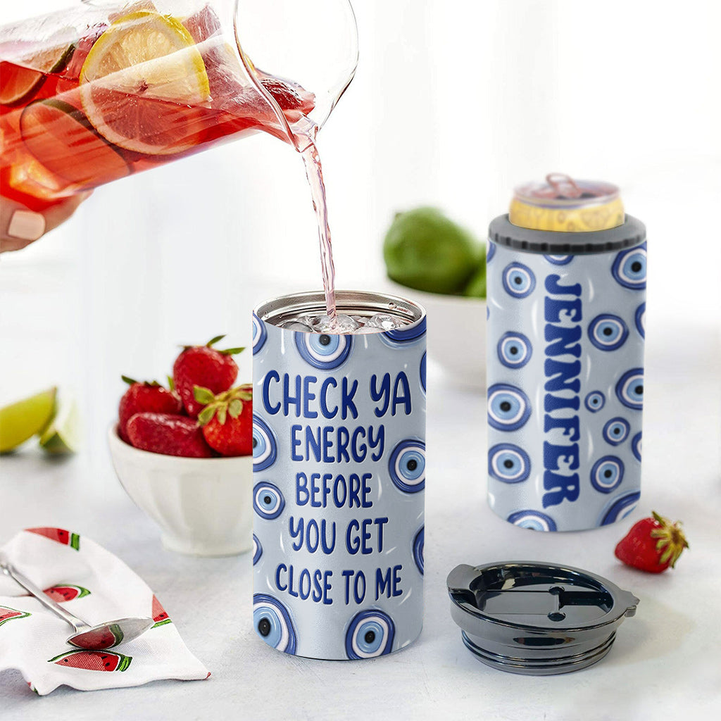 Check Ya Energy - Personalized Witch Can Cooler