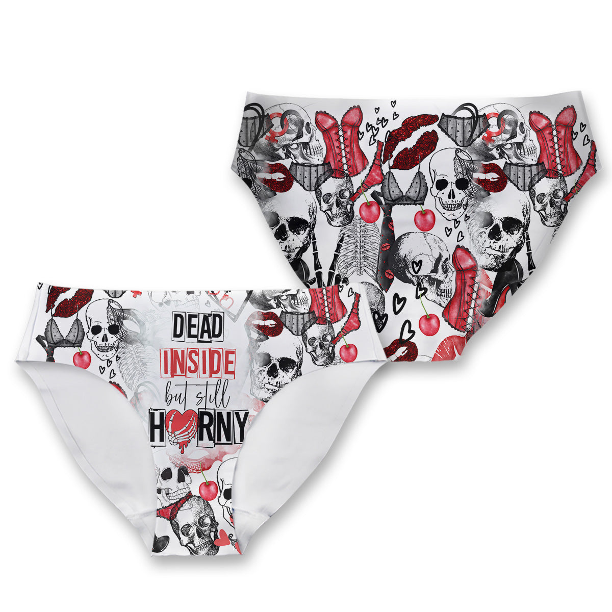 Dead Inside But Still Horny - Skull Women Briefs