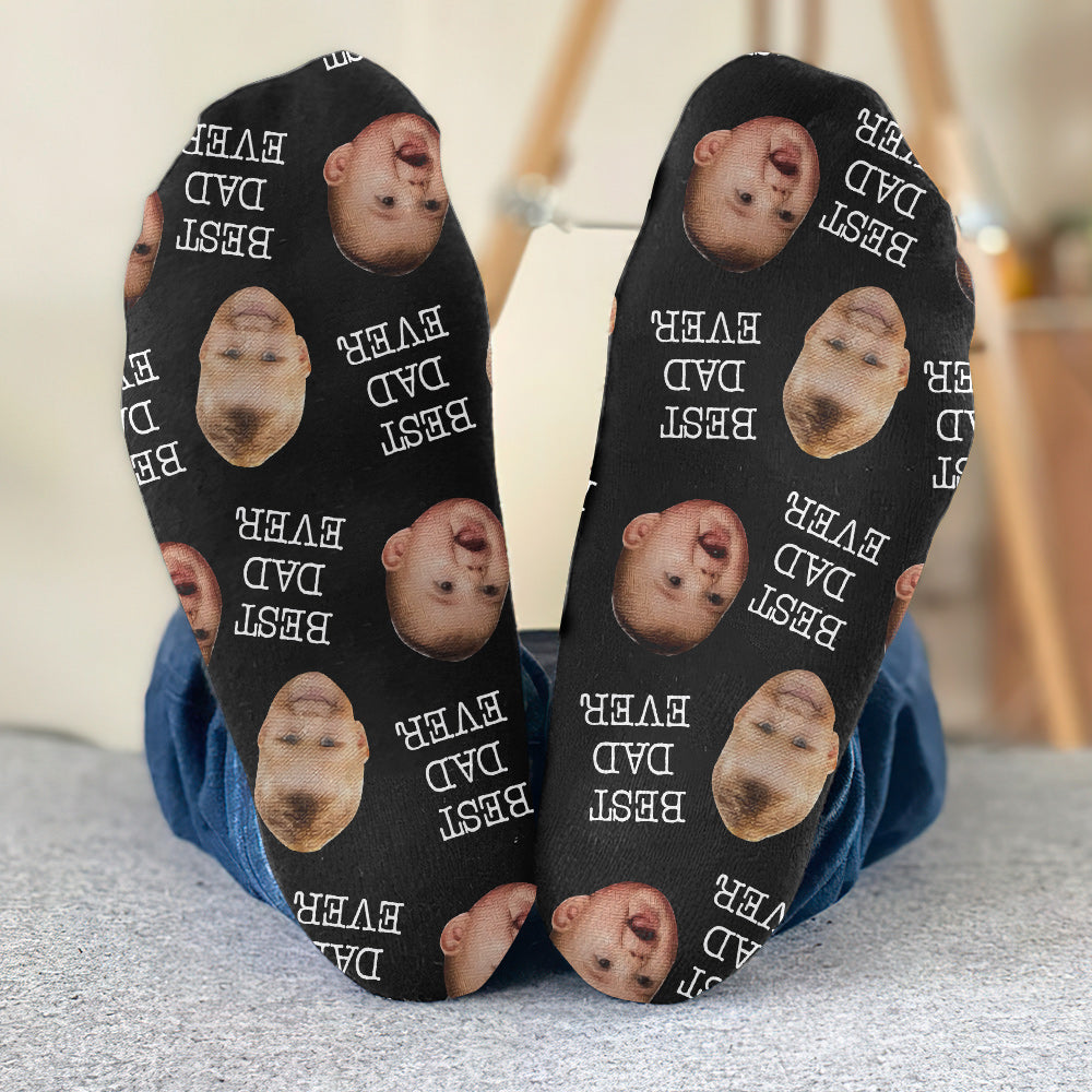 Custom Face - Personalized Father Socks