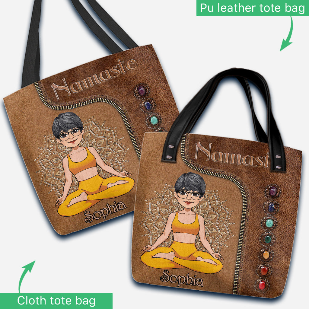 Namaste - Personalisierte Yoga-Einkaufstasche