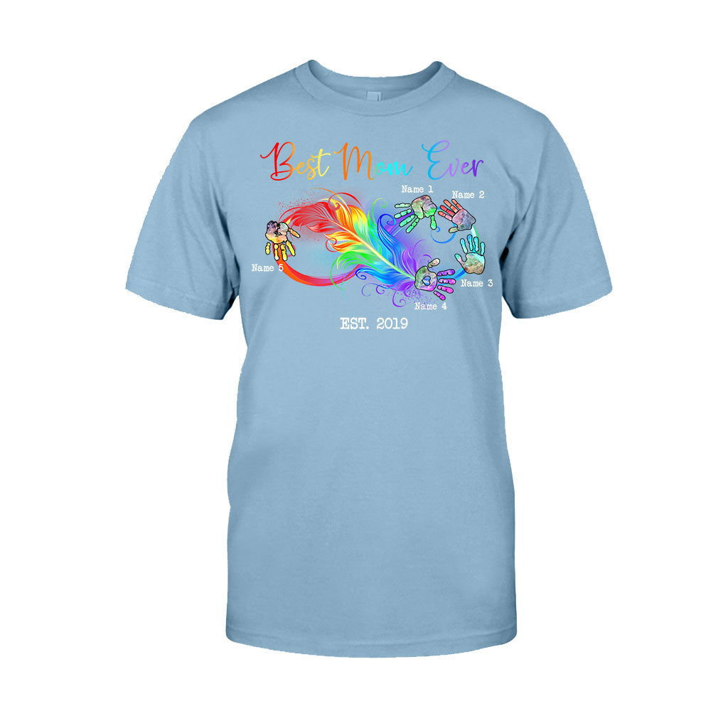 Blessed Mama - Gift for mom, grandma - Personalized T-shirt And Hoodie