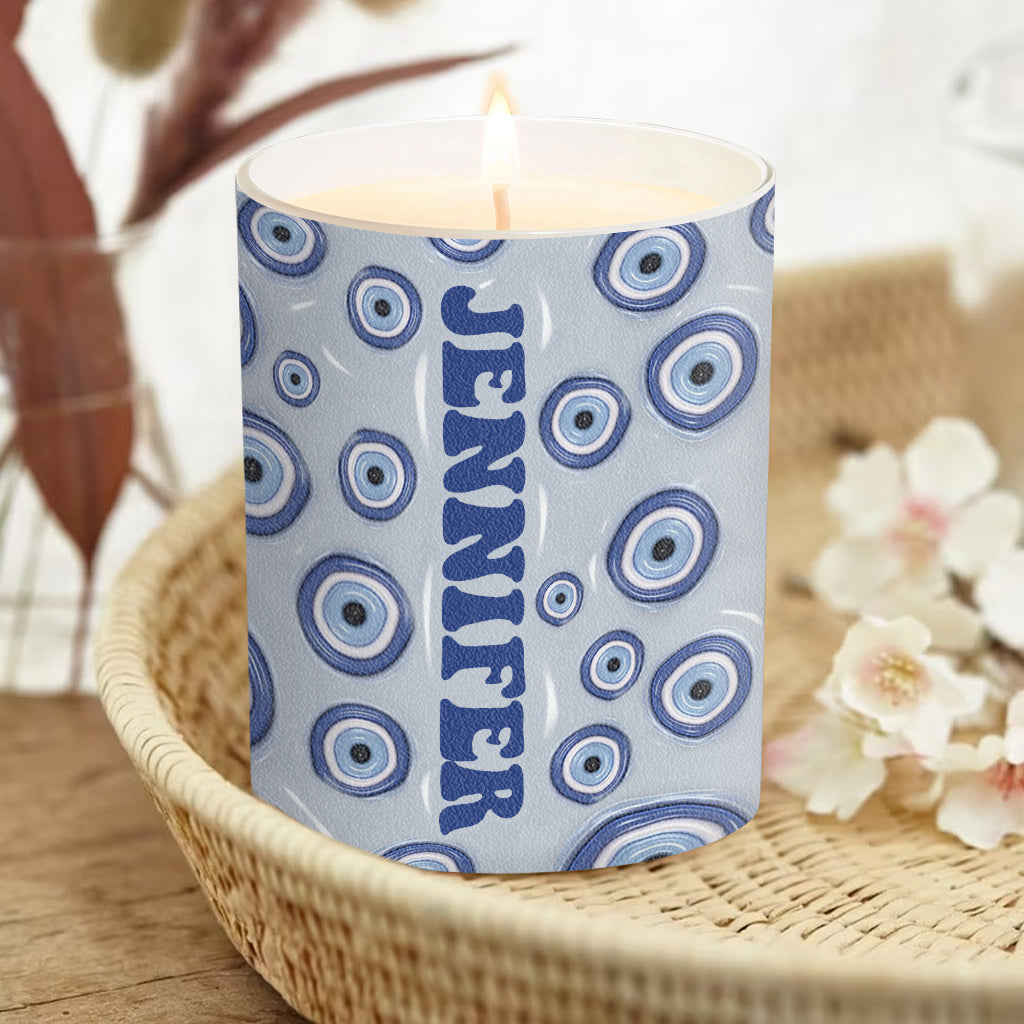 Check Ya Energy - Personalized Witch Candle With Wooden Lid