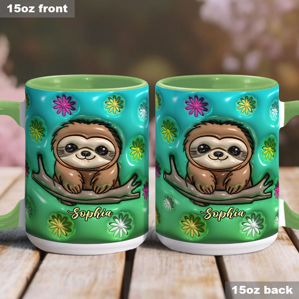 Mug personnalisé paresseux mignon
